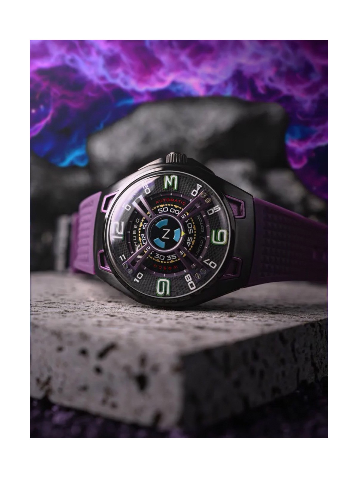 orologio uomo Nubeo NB-6094-05 Mens Watch OAO Automatic Limited Edition 44mm 5ATM