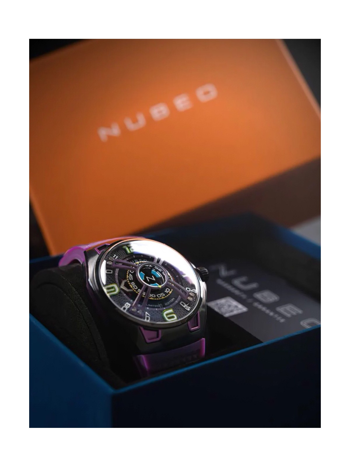 orologio uomo Nubeo NB-6094-05 Mens Watch OAO Automatic Limited Edition 44mm 5ATM