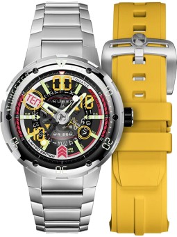 orologio uomo Nubeo NB-6090-11 Mens Watch Mariner 9 Automatic Limited Edition 50mm 5ATM