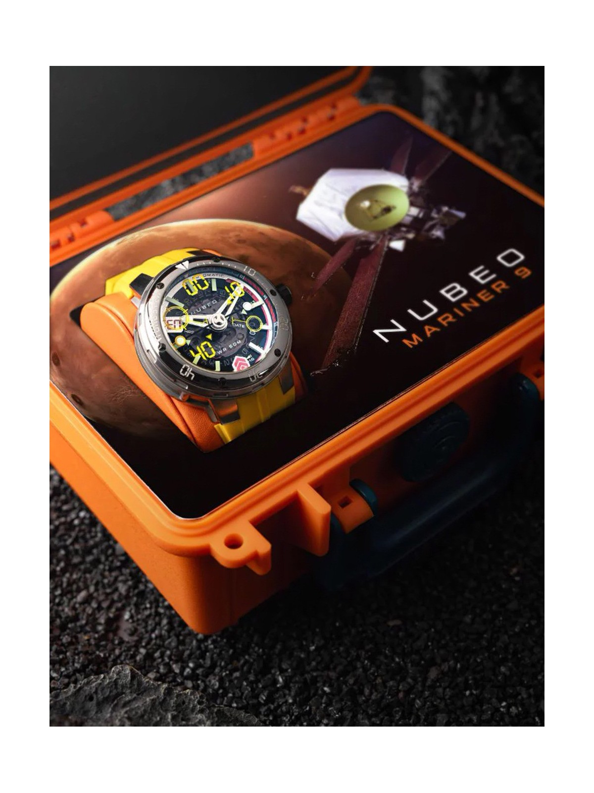 orologio uomo Nubeo NB-6090-11 Mens Watch Mariner 9 Automatic Limited Edition 50mm 5ATM