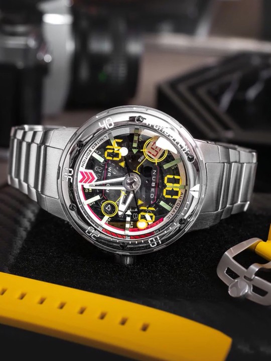 orologio uomo Nubeo NB-6090-11 Mens Watch Mariner 9 Automatic Limited Edition 50mm 5ATM