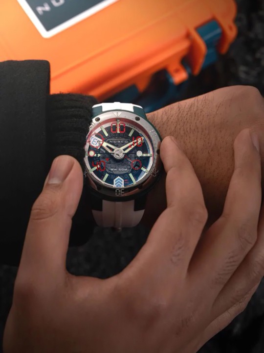orologio uomo Nubeo NB-6090-44 Mens Watch Mariner 9 Automatic Limited Edition 50mm 5ATM