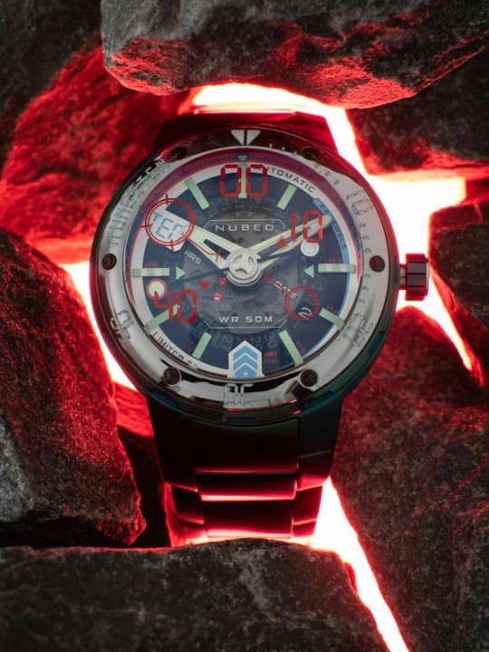 orologio uomo Nubeo NB-6090-44 Mens Watch Mariner 9 Automatic Limited Edition 50mm 5ATM