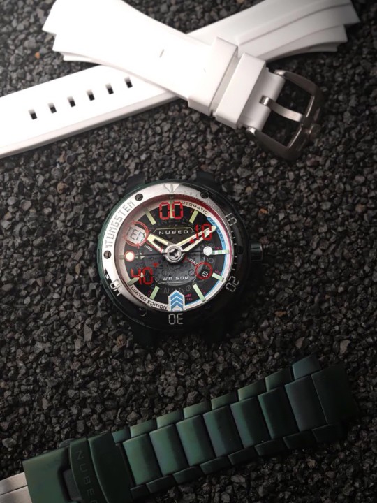 orologio uomo Nubeo NB-6090-44 Mens Watch Mariner 9 Automatic Limited Edition 50mm 5ATM