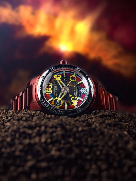 orologio uomo Nubeo NB-6090-55 Mens Watch Mariner 9 Automatic Limited Edition 50mm 5ATM