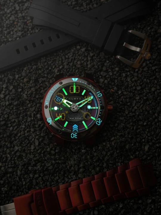 orologio uomo Nubeo NB-6090-55 Mens Watch Mariner 9 Automatic Limited Edition 50mm 5ATM