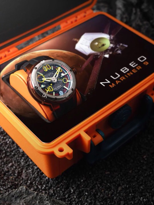orologio uomo Nubeo NB-6090-55 Mens Watch Mariner 9 Automatic Limited Edition 50mm 5ATM
