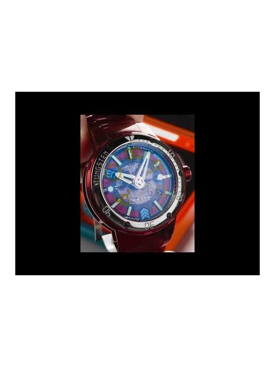 orologio uomo Nubeo NB-6090-55 Mens Watch Mariner 9 Automatic Limited Edition 50mm 5ATM
