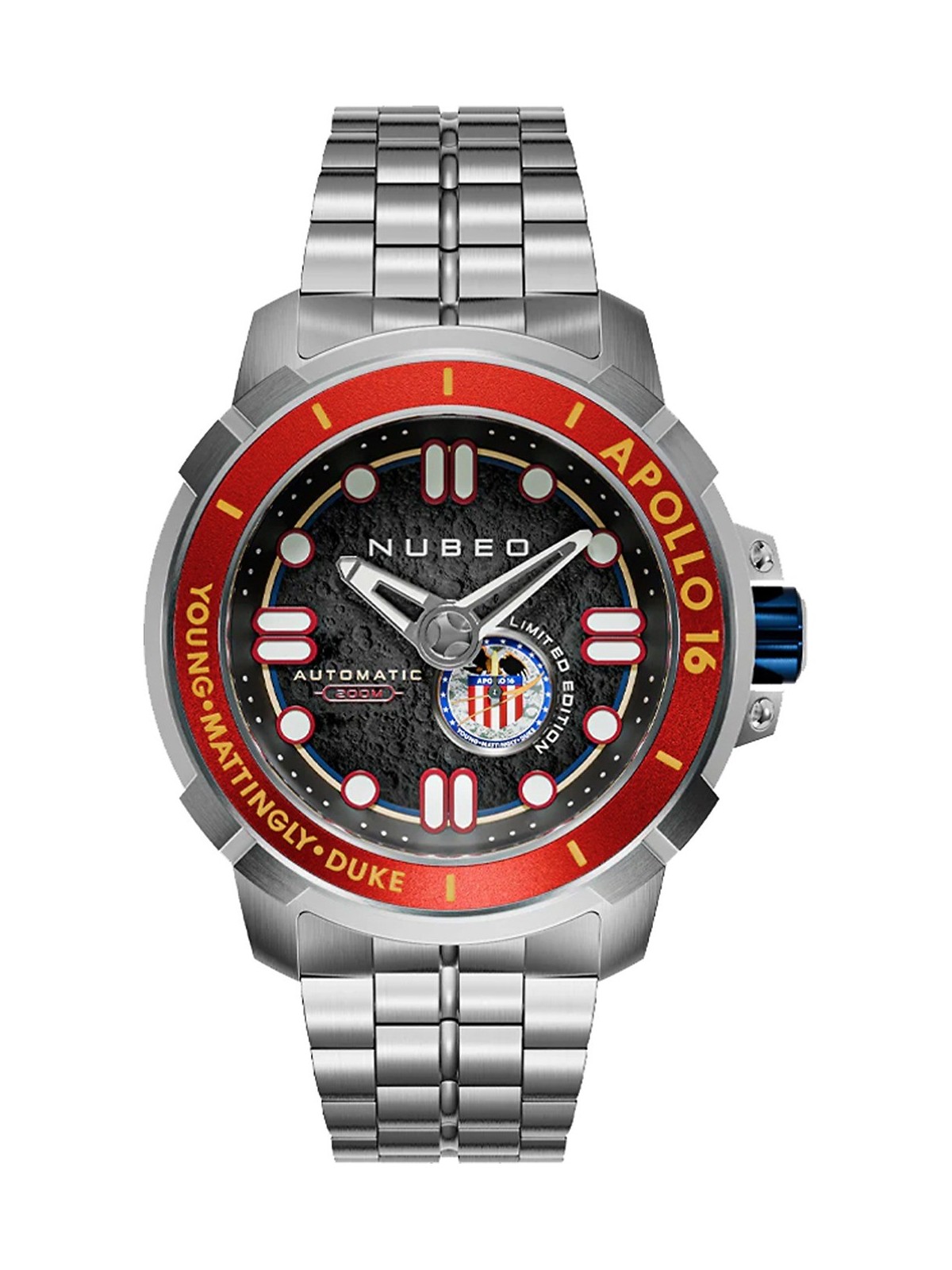 orologio uomo Nubeo NB-6093-33 Mens Watch Apollo 55th Automatic Limited Edition 48mm 20ATM