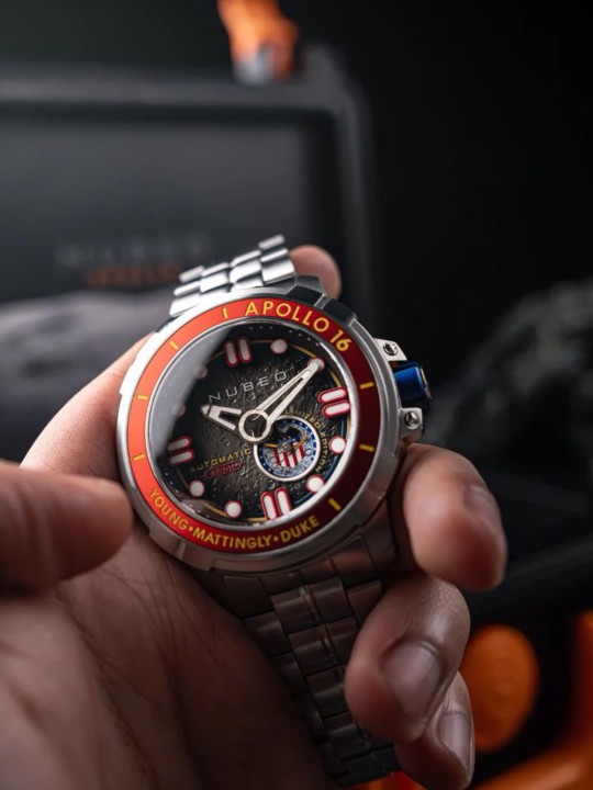 orologio uomo Nubeo NB-6093-33 Mens Watch Apollo 55th Automatic Limited Edition 48mm 20ATM