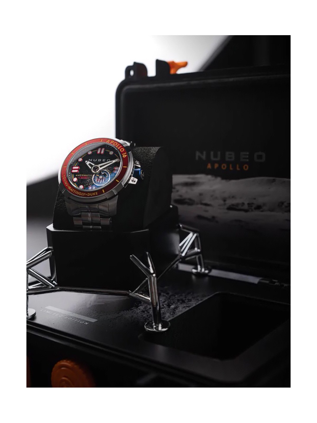 orologio uomo Nubeo NB-6093-33 Mens Watch Apollo 55th Automatic Limited Edition 48mm 20ATM