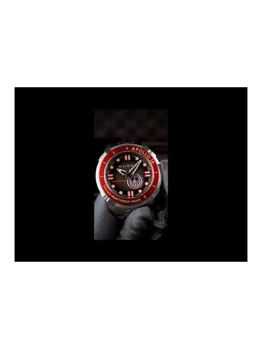 orologio uomo Nubeo NB-6093-33 Mens Watch Apollo 55th Automatic Limited Edition 48mm 20ATM