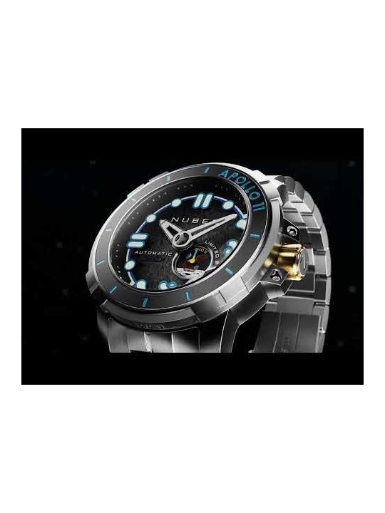 orologio uomo Nubeo NB-6093-33 Mens Watch Apollo 55th Automatic Limited Edition 48mm 20ATM