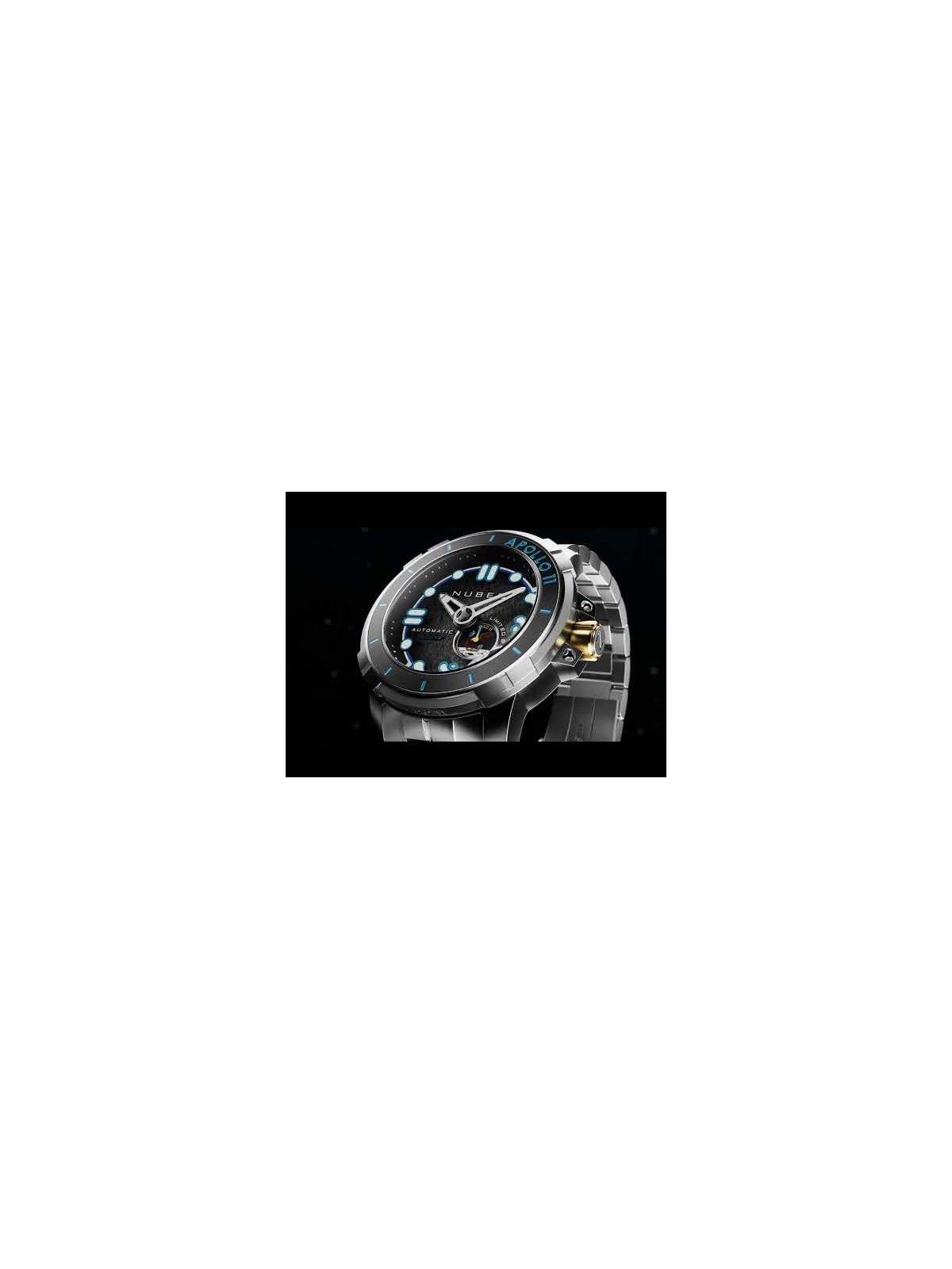 orologio uomo Nubeo NB-6093-33 Mens Watch Apollo 55th Automatic Limited Edition 48mm 20ATM