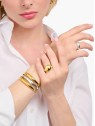 bracciale donna Thomas Sabo AR115-413-39-L17 Bangle 925 Sterling Silver gold plated 17 cm