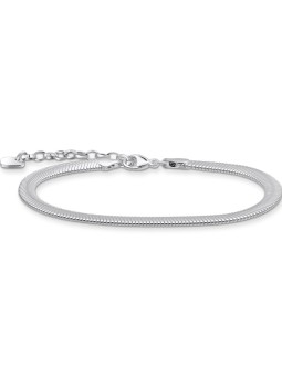 bracciale donna Thomas Sabo A2169-001-21-L19V Silver Snake Bracelet 16-19 cm