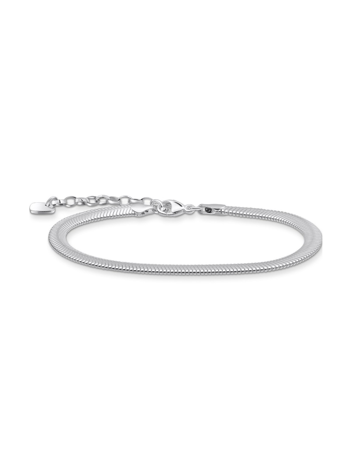 bracciale donna Thomas Sabo A2169-001-21-L19V Silver Snake Bracelet 16-19 cm