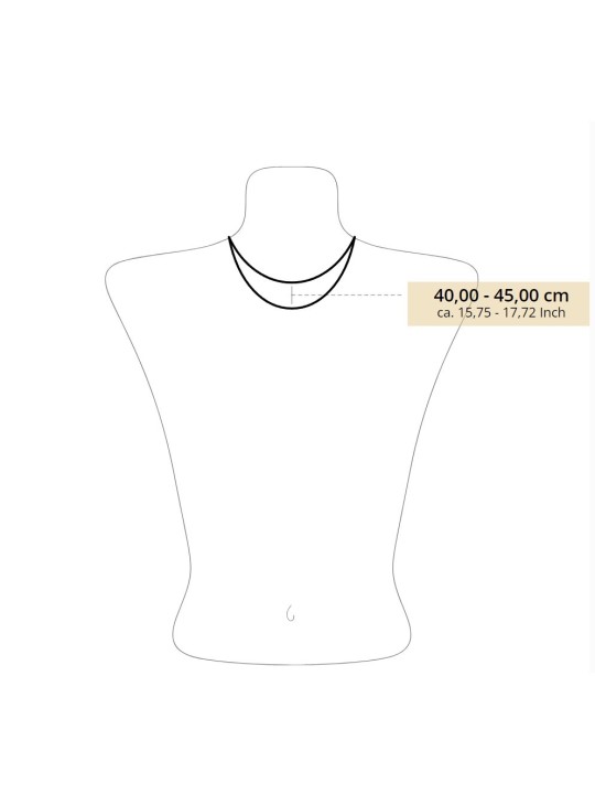 collana donna Thomas Sabo KE2207-082-9-L45V Link Chain with Pearls and pink Gold Bears Pendant 40-45 cm Ladies
