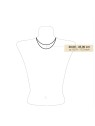 collana donna Thomas Sabo KE2207-082-9-L45V Link Chain with Pearls and pink Gold Bears Pendant 40-45 cm Ladies