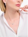 collana donna Thomas Sabo KE2280-051-14-L45V Silver Necklace with Halo-Pendant in Heart Shape 40-45 cm Ladies