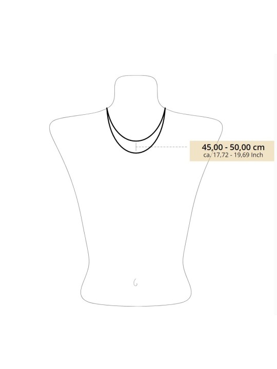 collana donna Thomas Sabo KE2227-001-12-L50V Silver Venetian Necklace 1,0 mm 45-50 cm Ladies