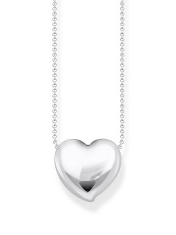 collana donna Thomas Sabo KE2276-001-21-L45V Bold - Silver Necklace with Pendant in Heart Shape 40-45 cm Ladies