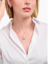 collana donna Thomas Sabo KE2276-001-21-L45V Bold - Silver Necklace with Pendant in Heart Shape 40-45 cm Ladies