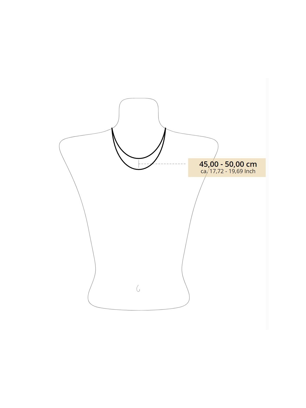 collana donna Thomas Sabo KE2281-001-21-L50V Bold - Silver Necklace with Pendant drop-shaped 40-45 cm Ladies