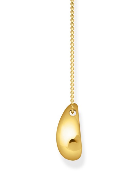 collana donna Thomas Sabo KE2281-413-39-L50V Bold - Gold-plated Necklace with Pendant drop-shaped 40-45 cm Ladies