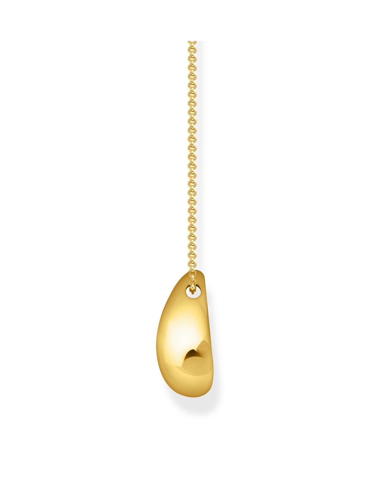 collana donna Thomas Sabo KE2281-413-39-L50V Bold - Gold-plated Necklace with Pendant drop-shaped 40-45 cm Ladies