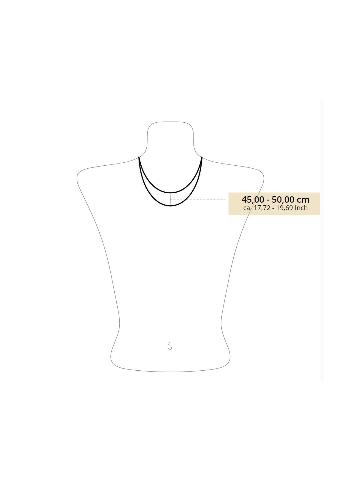 collana donna Thomas Sabo KE2281-413-39-L50V Bold - Gold-plated Necklace with Pendant drop-shaped 40-45 cm Ladies