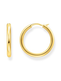 orecchini donna Thomas Sabo CR745-413-39 Bold - Gold-plated Hoop Earrings 26,8 mm Ladies
