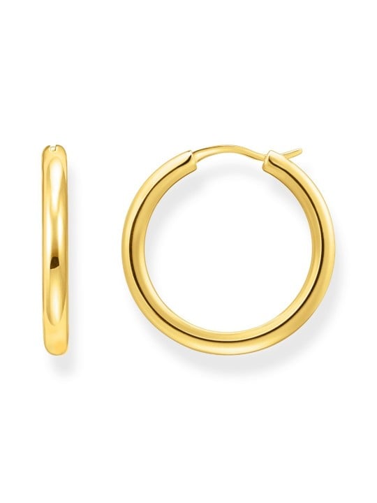 orecchini donna Thomas Sabo CR745-413-39 Bold - Gold-plated Hoop Earrings 26,8 mm Ladies