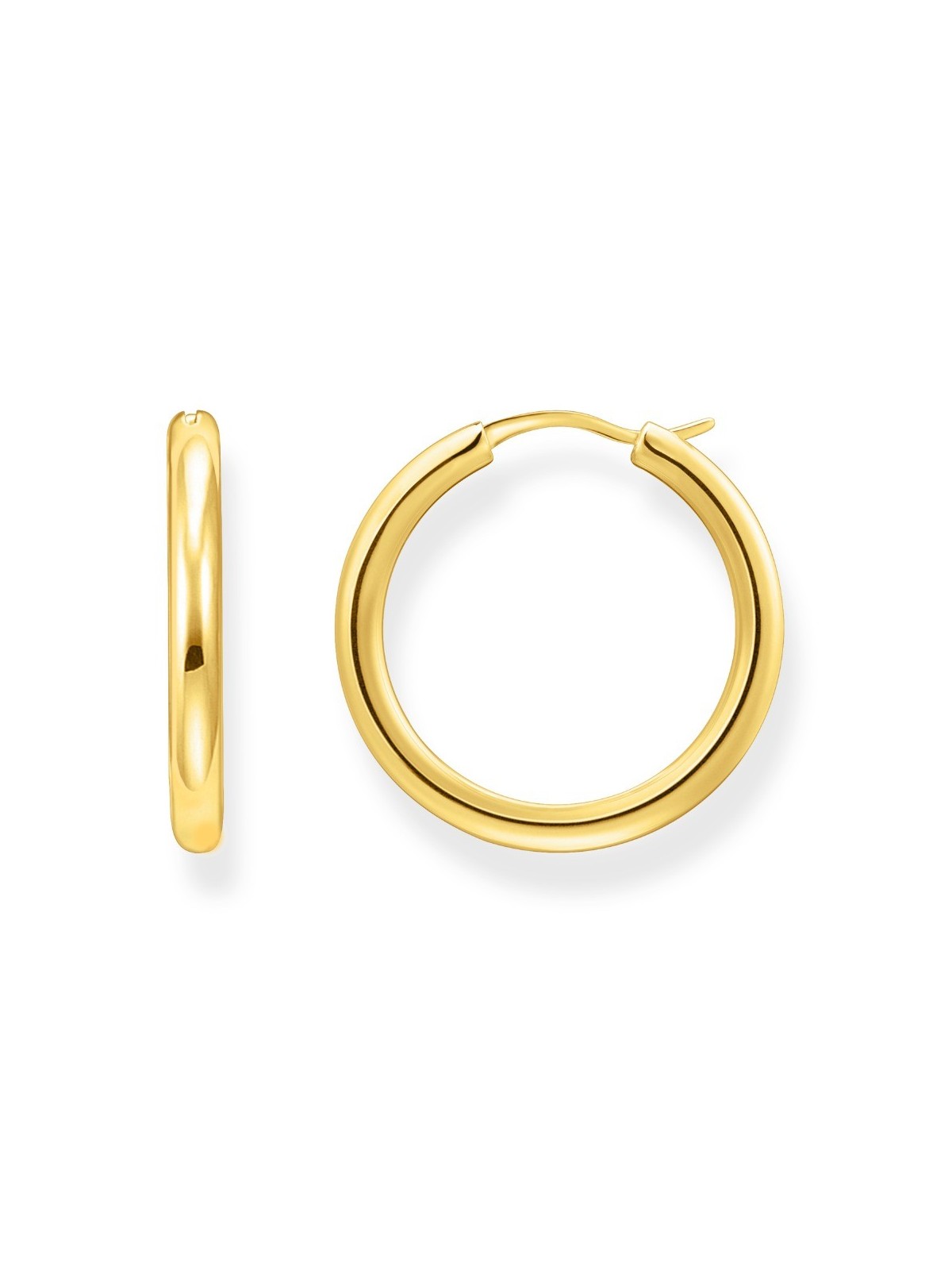 orecchini donna Thomas Sabo CR745-413-39 Bold - Gold-plated Hoop Earrings 26,8 mm Ladies