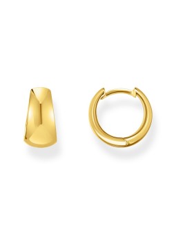 orecchini donna Thomas Sabo CR740-413-39 Bold - Gold-plated Trapeze Hoop Earrings 12 mm Ladies