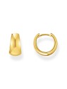 orecchini donna Thomas Sabo CR740-413-39 Bold - Gold-plated Trapeze Hoop Earrings 12 mm Ladies