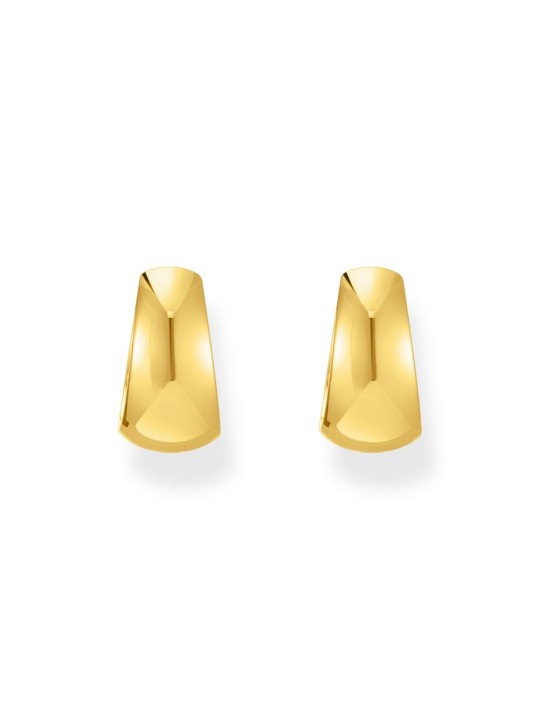 orecchini donna Thomas Sabo CR740-413-39 Bold - Gold-plated Trapeze Hoop Earrings 12 mm Ladies