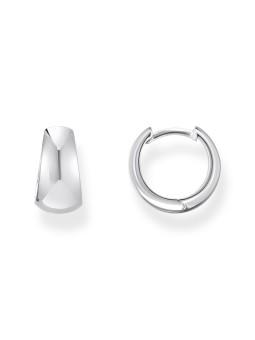 orecchini donna Thomas Sabo CR740-001-21 Bold - Silver Trapeze Hoop Earrings 12 mm Ladies