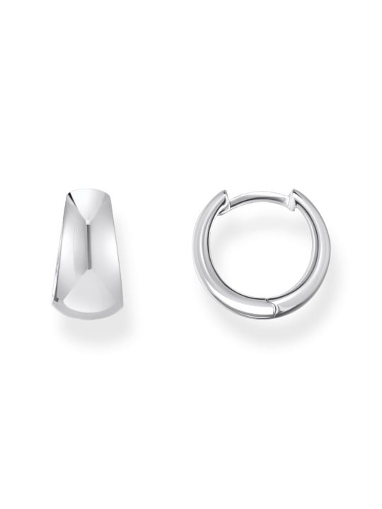 orecchini donna Thomas Sabo CR740-001-21 Bold - Silver Trapeze Hoop Earrings 12 mm Ladies