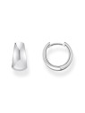 orecchini donna Thomas Sabo CR740-001-21 Bold - Silver Trapeze Hoop Earrings 12 mm Ladies