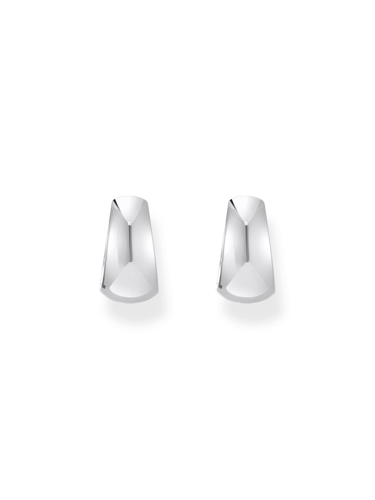 orecchini donna Thomas Sabo CR740-001-21 Bold - Silver Trapeze Hoop Earrings 12 mm Ladies