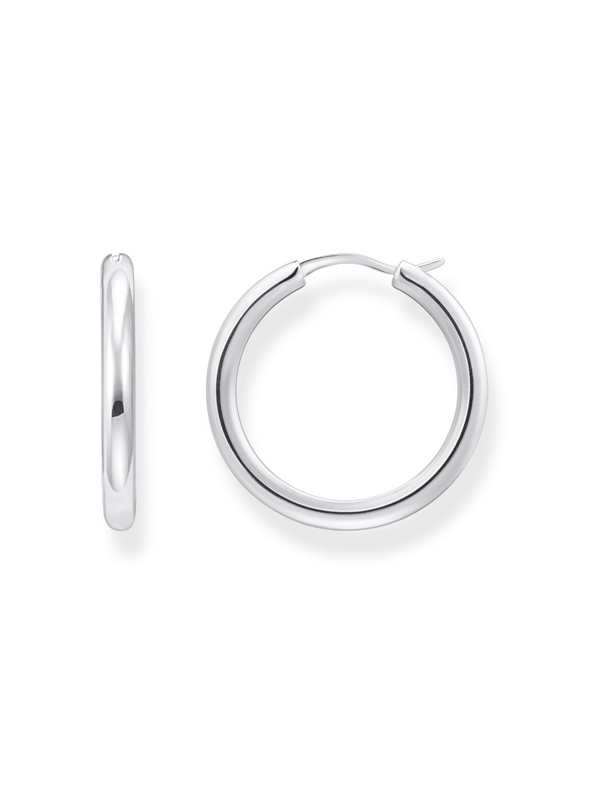 orecchini donna Thomas Sabo CR745-001-21 Bold - Silver Hoop Earrings 26,8 mm Ladies