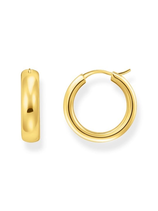 orecchini donna Thomas Sabo CR746-413-39 Bold - Gold-plated Hoop Earrings 19,5 mm Ladies