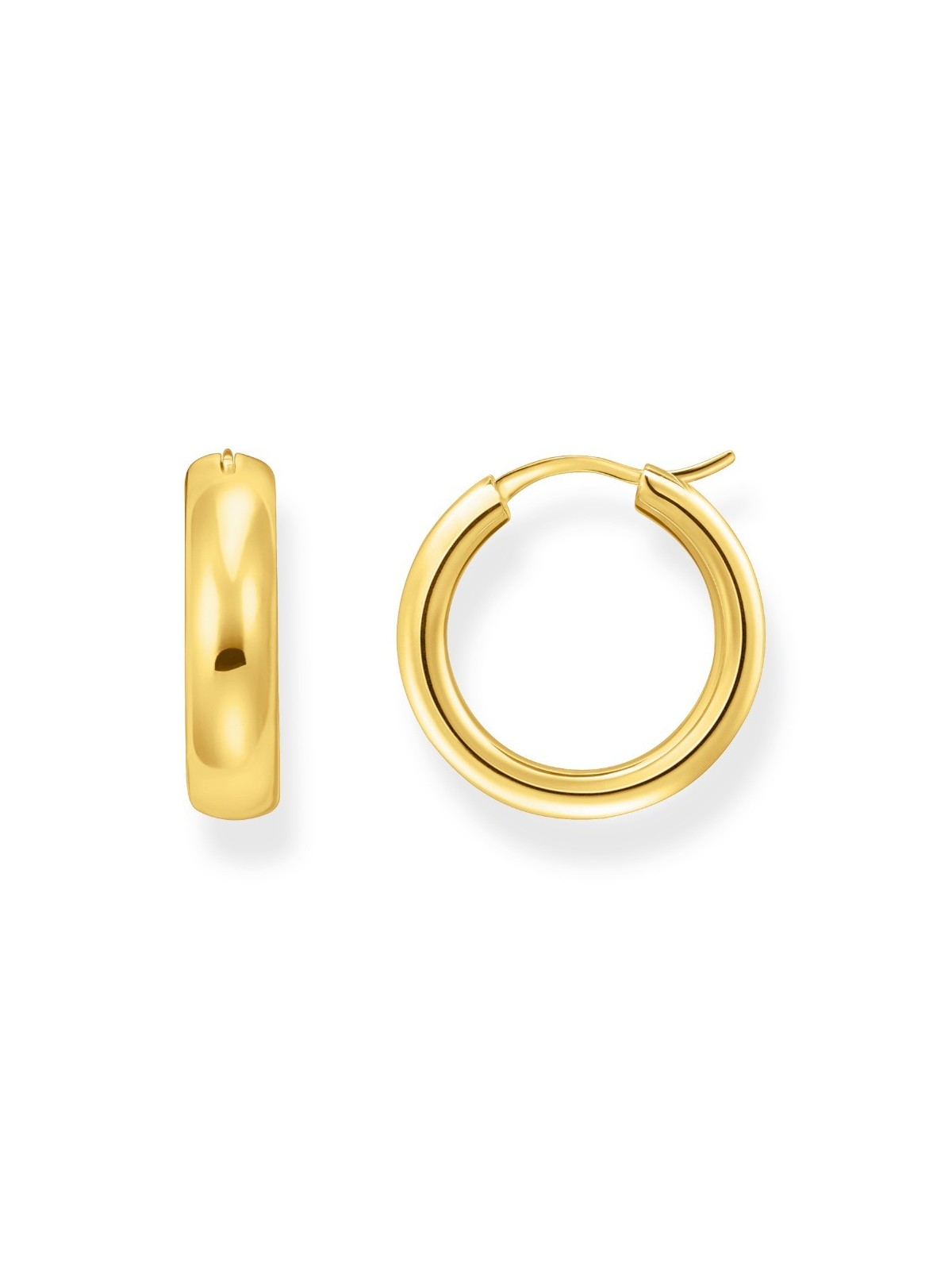 orecchini donna Thomas Sabo CR746-413-39 Bold - Gold-plated Hoop Earrings 19,5 mm Ladies