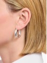 orecchini donna Thomas Sabo CR738-001-21 Bold - Silver Hoop Earrings 27,0 mm Intertwined design Ladies