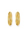 orecchini donna Thomas Sabo CR738-413-39 Bold - Gold-plated Hoop Earrings 27,0 mm Intertwined design Ladies