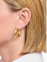 orecchini donna Thomas Sabo CR738-413-39 Bold - Gold-plated Hoop Earrings 27,0 mm Intertwined design Ladies