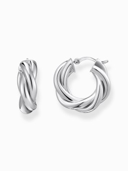 orecchini donna Thomas Sabo CR742-001-41 Bold - Silver Hoop Earrings 20,0 mm Intertwined design Ladies
