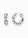 orecchini donna Thomas Sabo CR742-001-41 Bold - Silver Hoop Earrings 20,0 mm Intertwined design Ladies