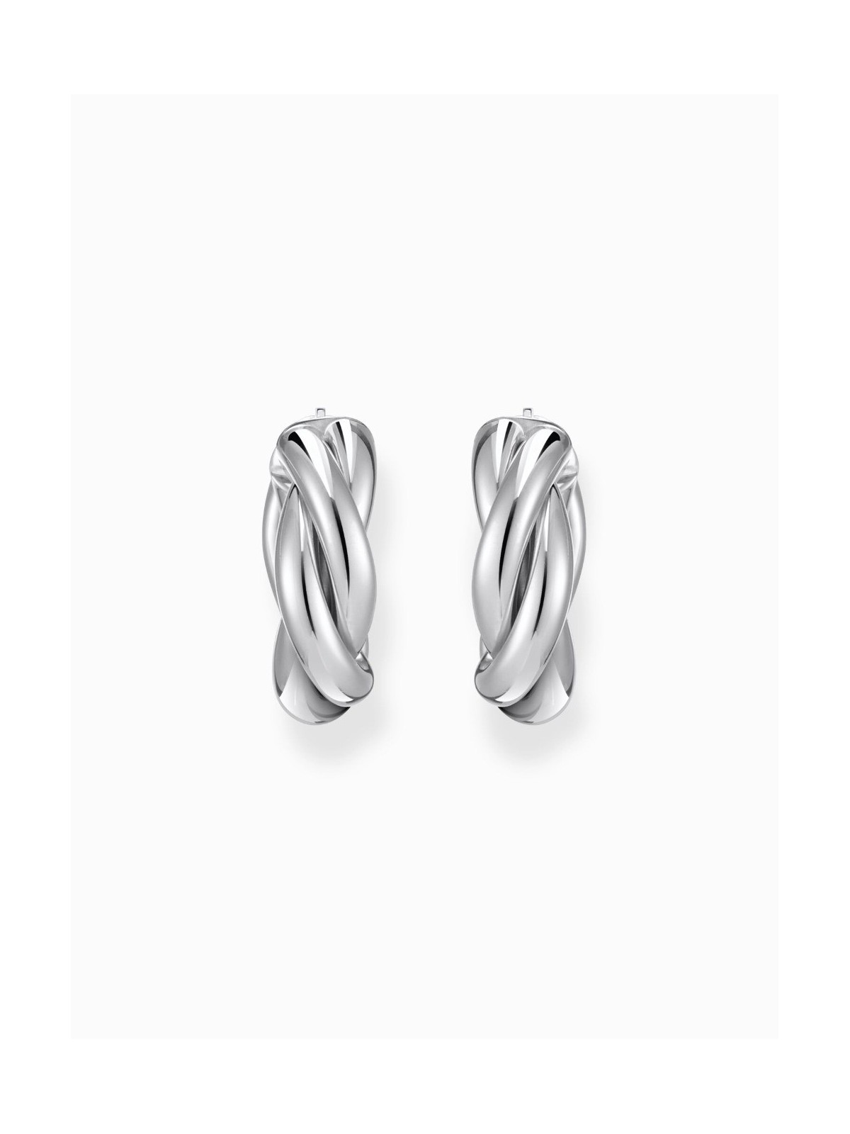 orecchini donna Thomas Sabo CR742-001-41 Bold - Silver Hoop Earrings 20,0 mm Intertwined design Ladies